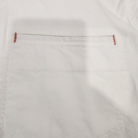 Alexander Julian Colours Men's Cotton Shirt Short Sleeve White Size L - Picture 5 of 14